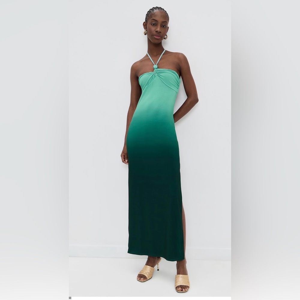 Baobab Collection Gradient Green Maxi Dress